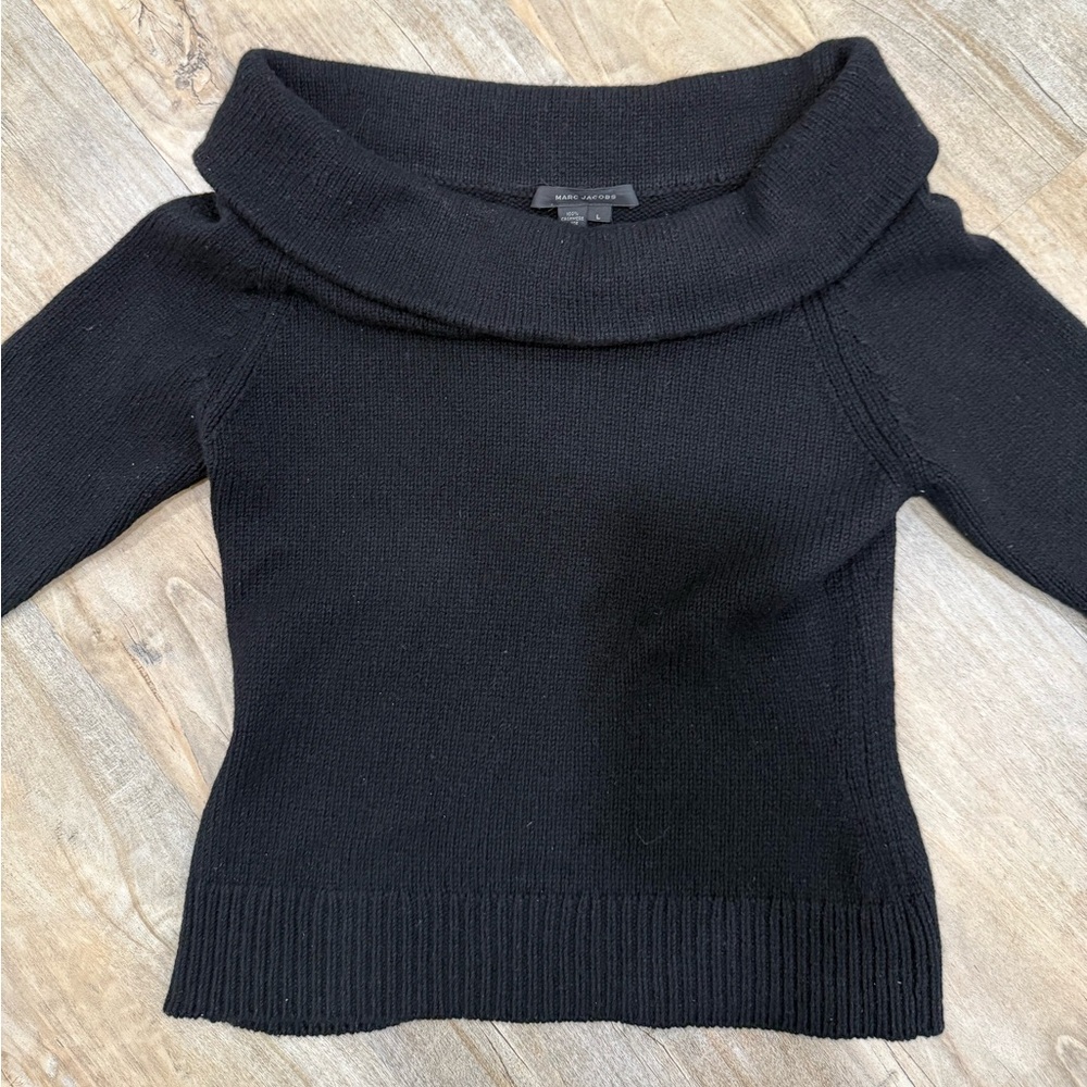 Marc Jacobs Black 100% Cashmere Women's Vintage Sweater